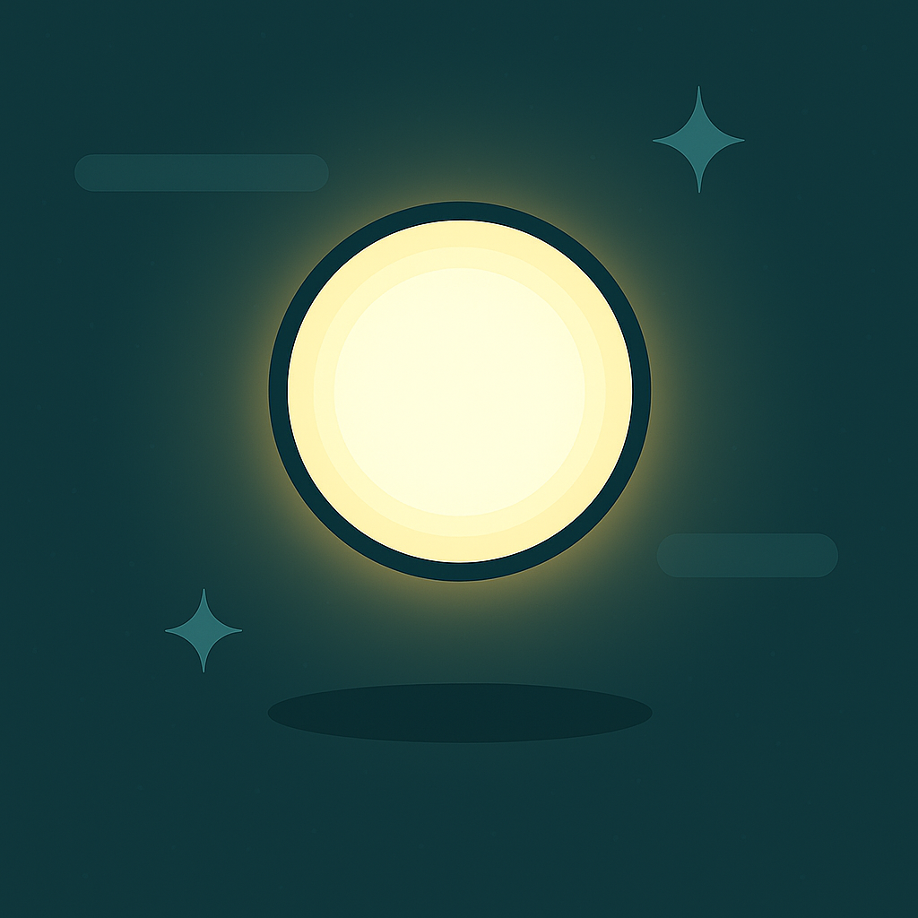 Glowing Light Orb UFO